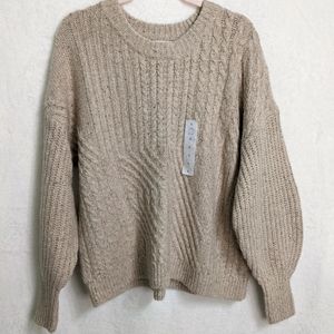 BNWT Old Navy Oatmeal Knit Sweater